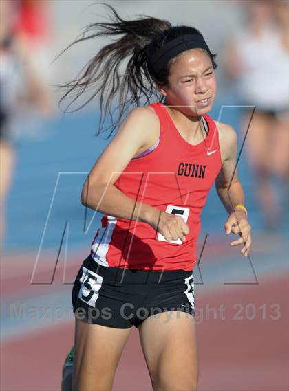 Thumbnail 2 in CIF State Track and Field Championships (Day 2 - Girls 1600m) photogallery.
