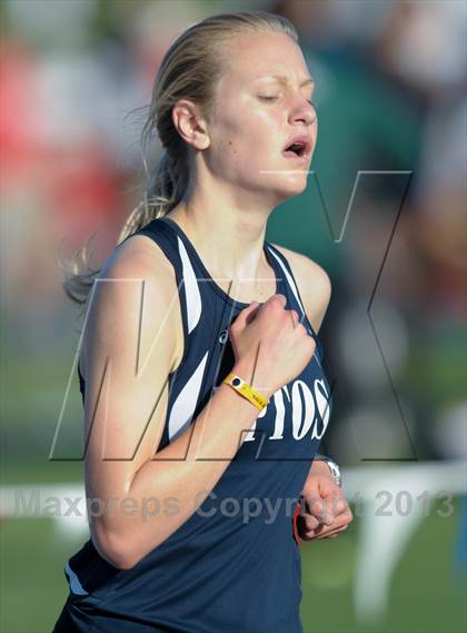 Thumbnail 1 in CIF State Track and Field Championships (Day 2 - Girls 1600m) photogallery.