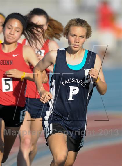 Thumbnail 2 in CIF State Track and Field Championships (Day 2 - Girls 1600m) photogallery.