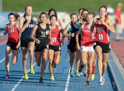 Thumbnail 1 in CIF State Track and Field Championships (Day 2 - Girls 1600m) photogallery.