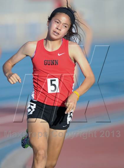 Thumbnail 1 in CIF State Track and Field Championships (Day 2 - Girls 1600m) photogallery.