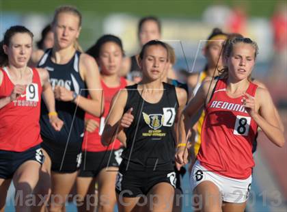 Thumbnail 2 in CIF State Track and Field Championships (Day 2 - Girls 1600m) photogallery.