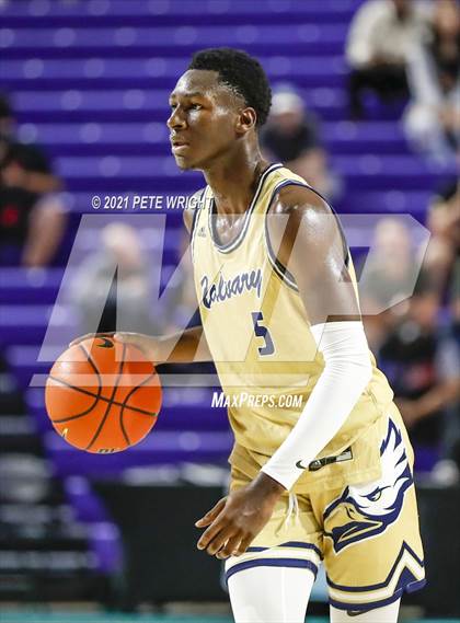 Thumbnail 2 in Milton vs Calvary Christian (City of Palms Classic) photogallery.
