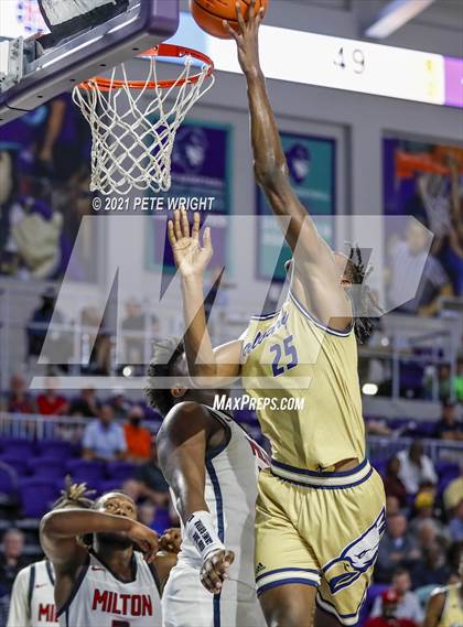 Thumbnail 1 in Milton vs Calvary Christian (City of Palms Classic) photogallery.