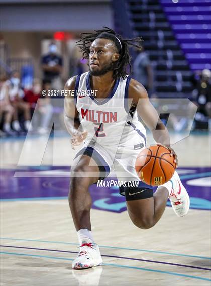 Thumbnail 1 in Milton vs Calvary Christian (City of Palms Classic) photogallery.