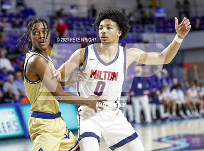 Thumbnail 3 in Milton vs Calvary Christian (City of Palms Classic) photogallery.