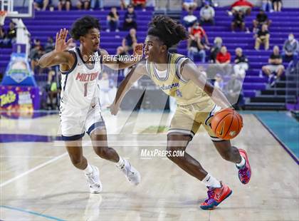 Thumbnail 1 in Milton vs Calvary Christian (City of Palms Classic) photogallery.