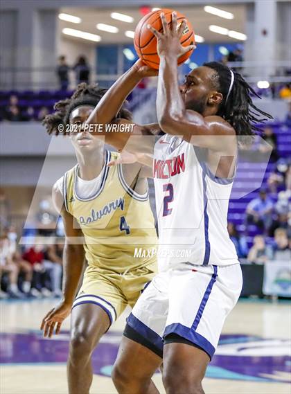 Thumbnail 2 in Milton vs Calvary Christian (City of Palms Classic) photogallery.