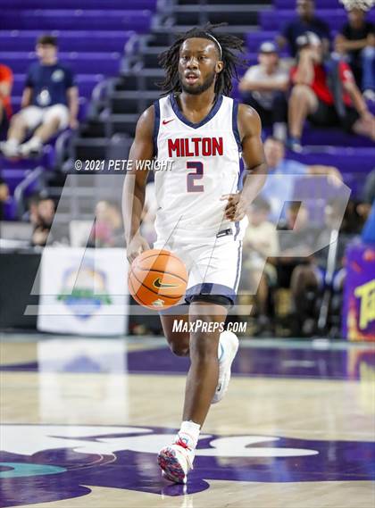 Thumbnail 3 in Milton vs Calvary Christian (City of Palms Classic) photogallery.