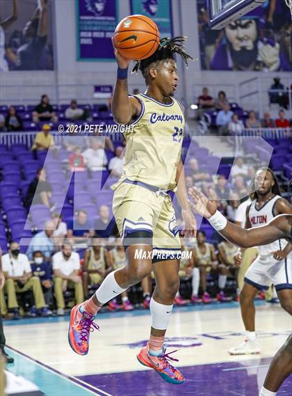 Thumbnail 1 in Milton vs Calvary Christian (City of Palms Classic) photogallery.