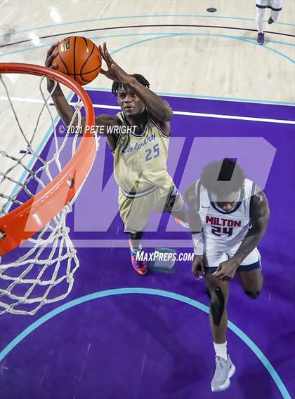 Thumbnail 1 in Milton vs Calvary Christian (City of Palms Classic) photogallery.