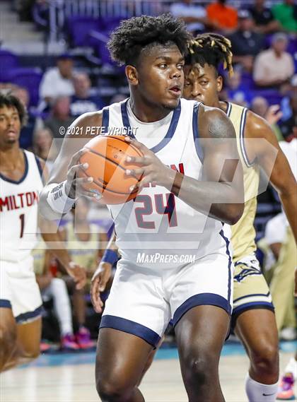 Thumbnail 3 in Milton vs Calvary Christian (City of Palms Classic) photogallery.