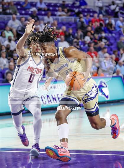 Thumbnail 1 in Milton vs Calvary Christian (City of Palms Classic) photogallery.