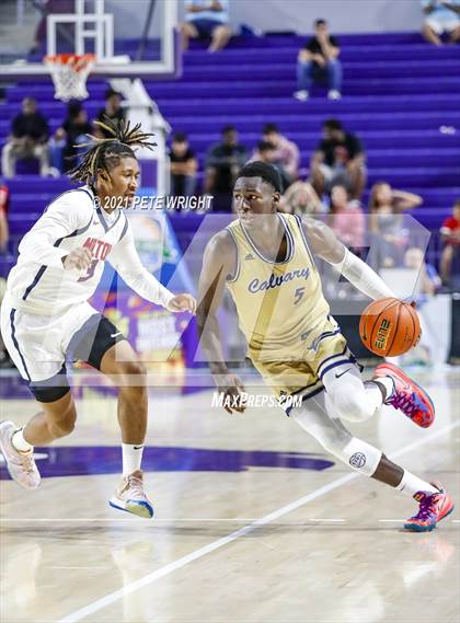 Thumbnail 2 in Milton vs Calvary Christian (City of Palms Classic) photogallery.
