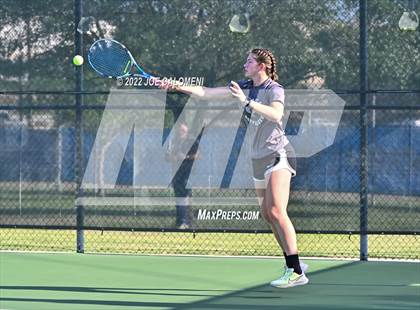 Thumbnail 2 in Utopia vs Irion County (UIL 1A Mixed Doubles State Finals) photogallery.