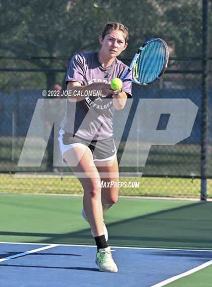 Thumbnail 2 in Utopia vs Irion County (UIL 1A Mixed Doubles State Finals) photogallery.