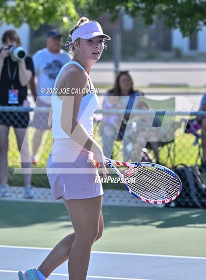 Thumbnail 2 in Utopia vs Irion County (UIL 1A Mixed Doubles State Finals) photogallery.
