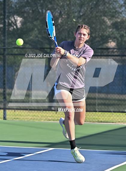 Thumbnail 3 in Utopia vs Irion County (UIL 1A Mixed Doubles State Finals) photogallery.
