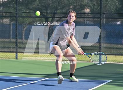 Thumbnail 2 in Utopia vs Irion County (UIL 1A Mixed Doubles State Finals) photogallery.