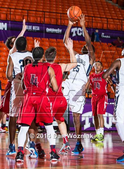 Thumbnail 2 in Dallas HSAA Blue vs. Wyatt (DFW Basketball Challenge) photogallery.