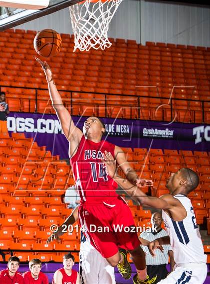 Thumbnail 3 in Dallas HSAA Blue vs. Wyatt (DFW Basketball Challenge) photogallery.