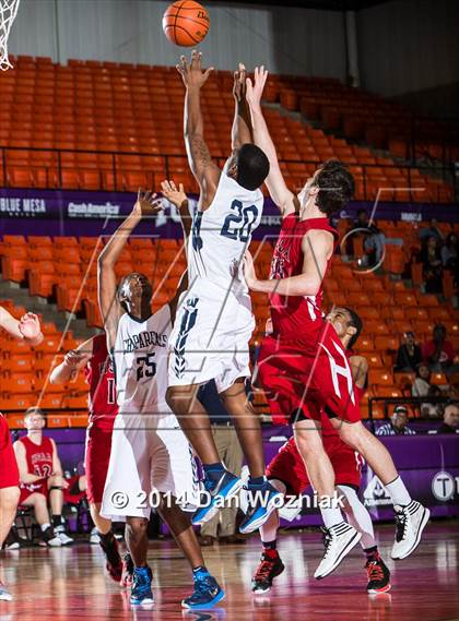 Thumbnail 3 in Dallas HSAA Blue vs. Wyatt (DFW Basketball Challenge) photogallery.