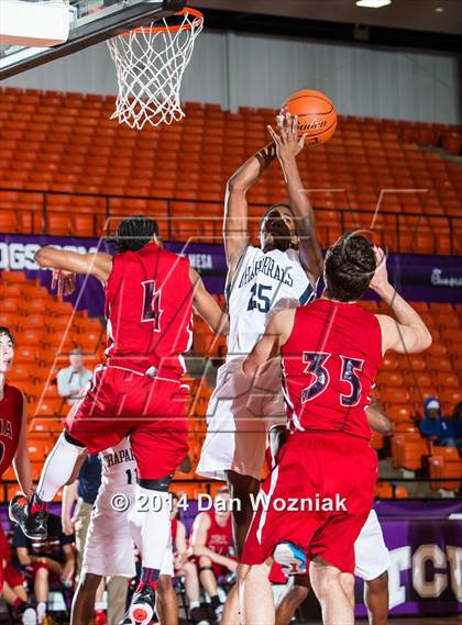 Thumbnail 2 in Dallas HSAA Blue vs. Wyatt (DFW Basketball Challenge) photogallery.