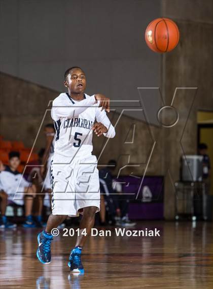 Thumbnail 3 in Dallas HSAA Blue vs. Wyatt (DFW Basketball Challenge) photogallery.