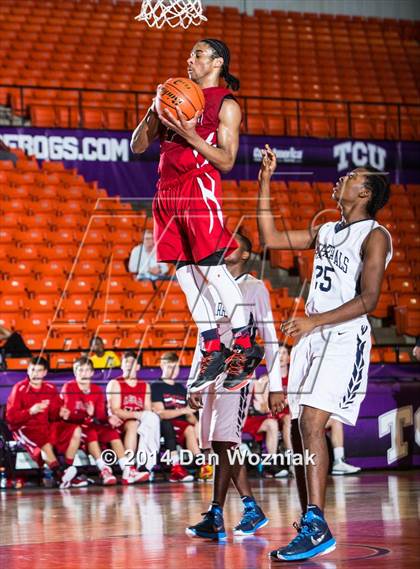 Thumbnail 2 in Dallas HSAA Blue vs. Wyatt (DFW Basketball Challenge) photogallery.