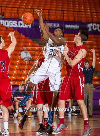 Thumbnail 1 in Dallas HSAA Blue vs. Wyatt (DFW Basketball Challenge) photogallery.