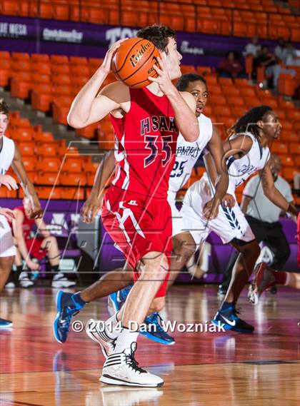 Thumbnail 1 in Dallas HSAA Blue vs. Wyatt (DFW Basketball Challenge) photogallery.