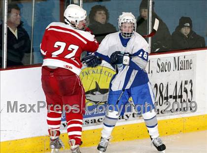 Thumbnail 3 in Kennebunk vs Spaulding (Maine Hockey Invitational) photogallery.