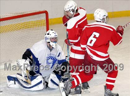 Thumbnail 1 in Kennebunk vs Spaulding (Maine Hockey Invitational) photogallery.