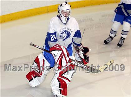 Thumbnail 1 in Kennebunk vs Spaulding (Maine Hockey Invitational) photogallery.