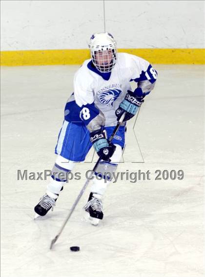 Thumbnail 2 in Kennebunk vs Spaulding (Maine Hockey Invitational) photogallery.