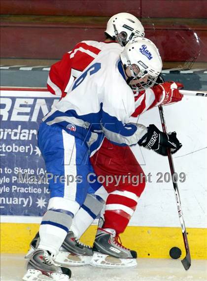 Thumbnail 1 in Kennebunk vs Spaulding (Maine Hockey Invitational) photogallery.