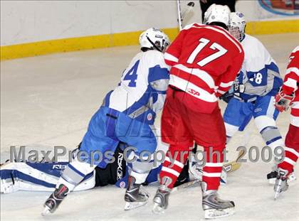 Thumbnail 1 in Kennebunk vs Spaulding (Maine Hockey Invitational) photogallery.