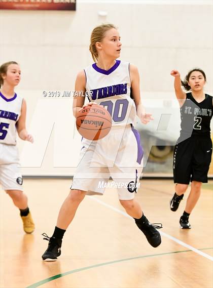 Thumbnail 3 in Community Christian vs. St. Paul's Prep (Texas Division TCAF 2 State Semi-Finals) photogallery.