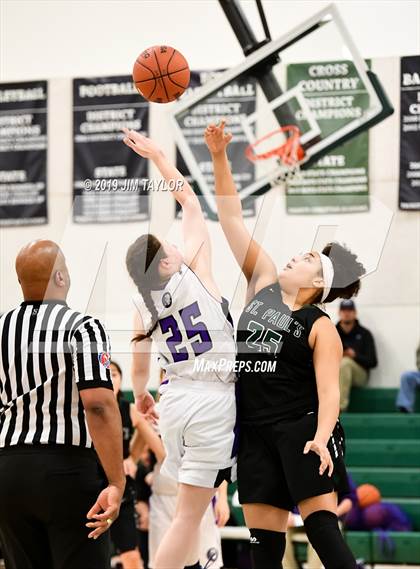 Thumbnail 2 in Community Christian vs. St. Paul's Prep (Texas Division TCAF 2 State Semi-Finals) photogallery.