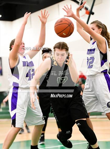 Thumbnail 3 in Community Christian vs. St. Paul's Prep (Texas Division TCAF 2 State Semi-Finals) photogallery.