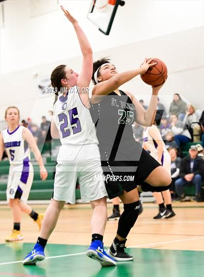 Thumbnail 3 in Community Christian vs. St. Paul's Prep (Texas Division TCAF 2 State Semi-Finals) photogallery.
