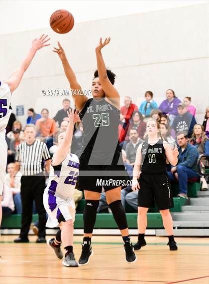 Thumbnail 1 in Community Christian vs. St. Paul's Prep (Texas Division TCAF 2 State Semi-Finals) photogallery.