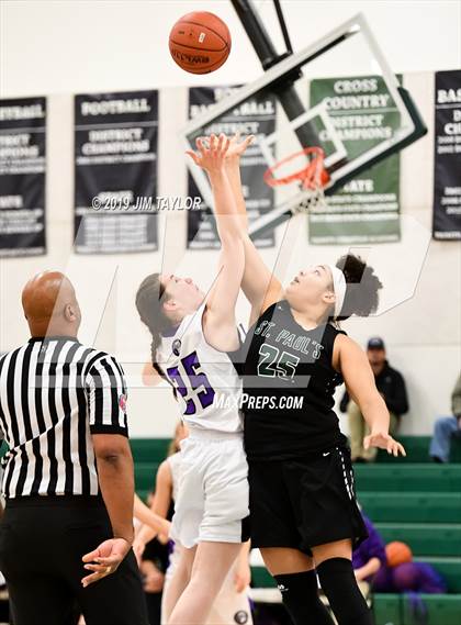 Thumbnail 3 in Community Christian vs. St. Paul's Prep (Texas Division TCAF 2 State Semi-Finals) photogallery.