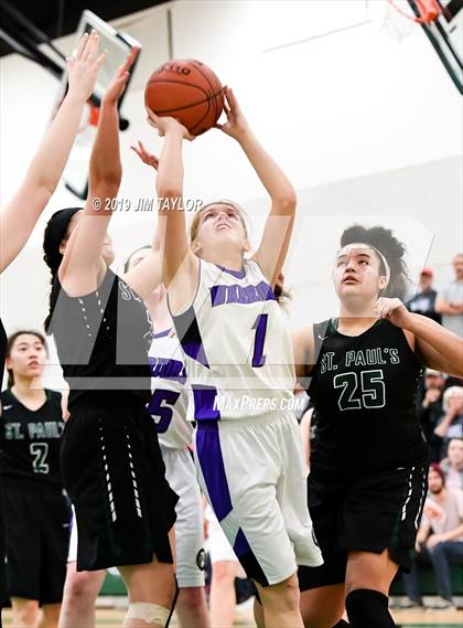 Thumbnail 3 in Community Christian vs. St. Paul's Prep (Texas Division TCAF 2 State Semi-Finals) photogallery.