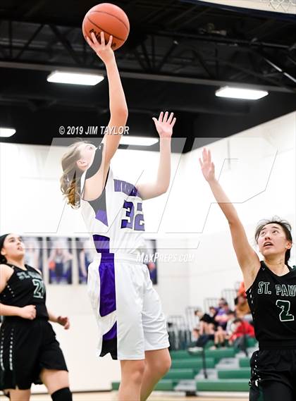 Thumbnail 3 in Community Christian vs. St. Paul's Prep (Texas Division TCAF 2 State Semi-Finals) photogallery.