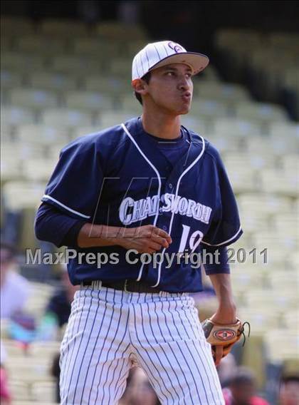 Thumbnail 3 in Chatsworth vs. San Fernando (CIF LACS D1 Final) photogallery.