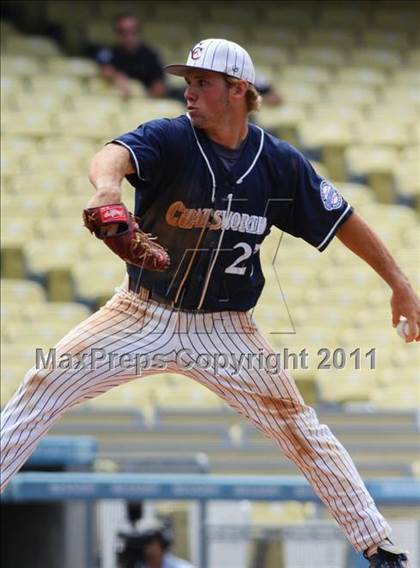 Thumbnail 2 in Chatsworth vs. San Fernando (CIF LACS D1 Final) photogallery.