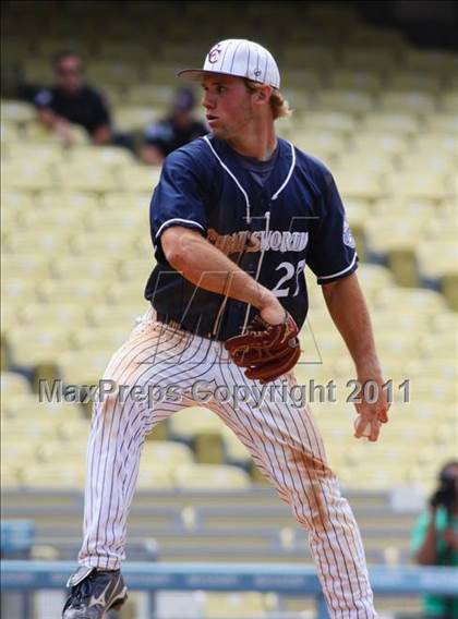 Thumbnail 1 in Chatsworth vs. San Fernando (CIF LACS D1 Final) photogallery.