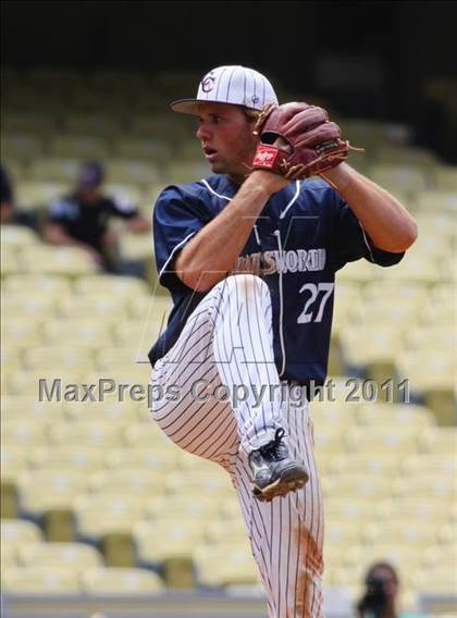 Thumbnail 2 in Chatsworth vs. San Fernando (CIF LACS D1 Final) photogallery.