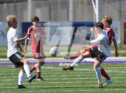 Thumbnail 2 in Charlotte Catholic vs. Ardrey Kell photogallery.
